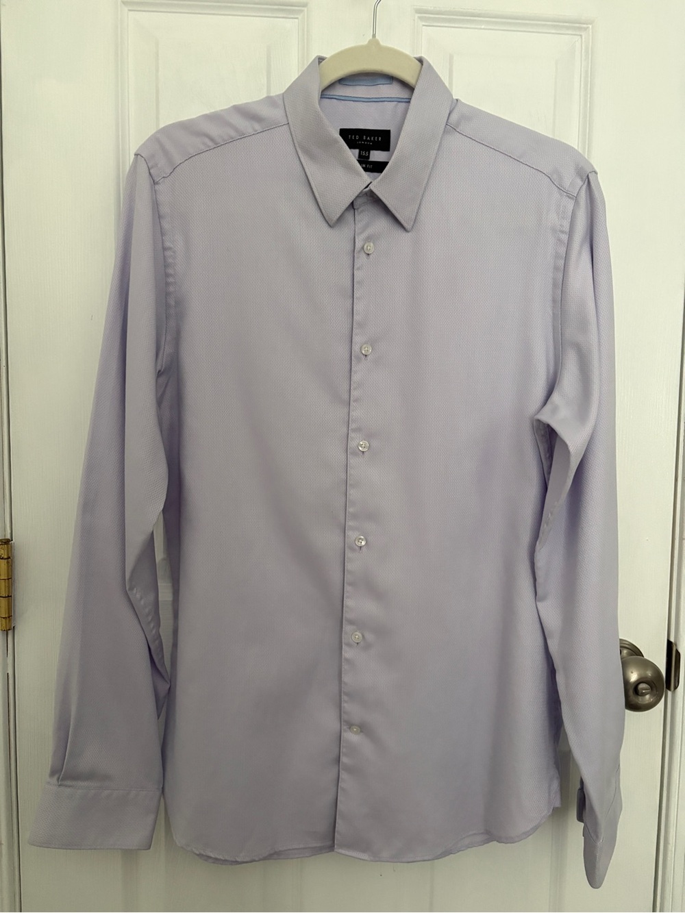 Ted Baker Men's Lavender Button-Down Dress Shirt#34